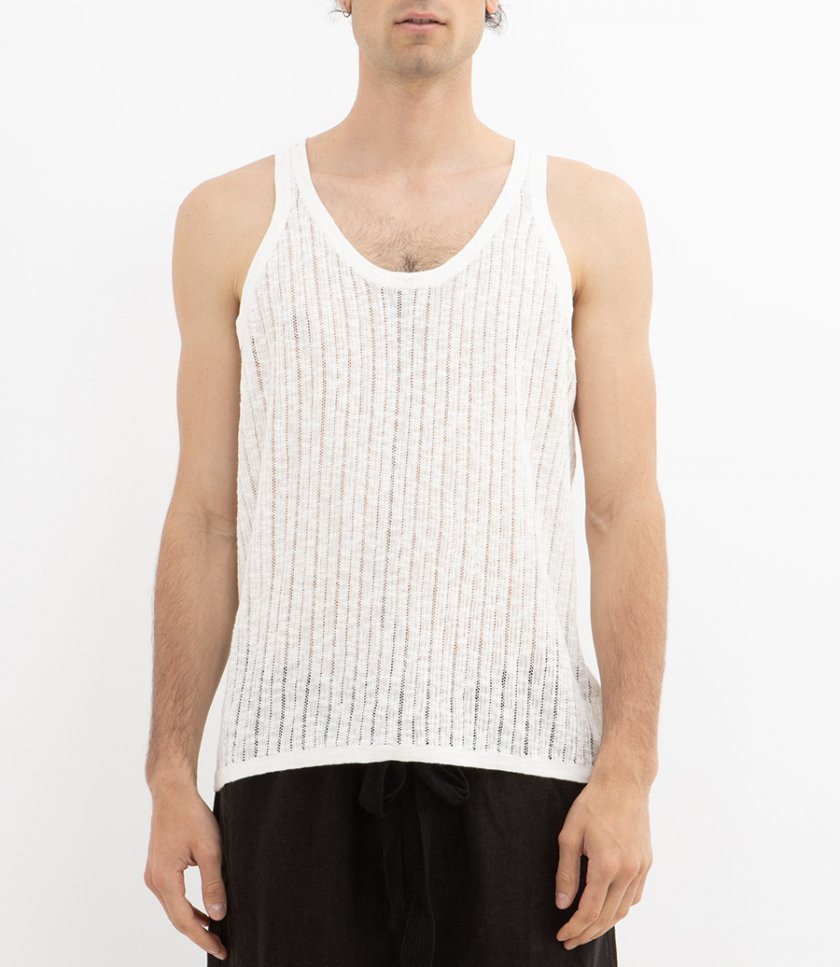 POINTELLE KNIT TANK