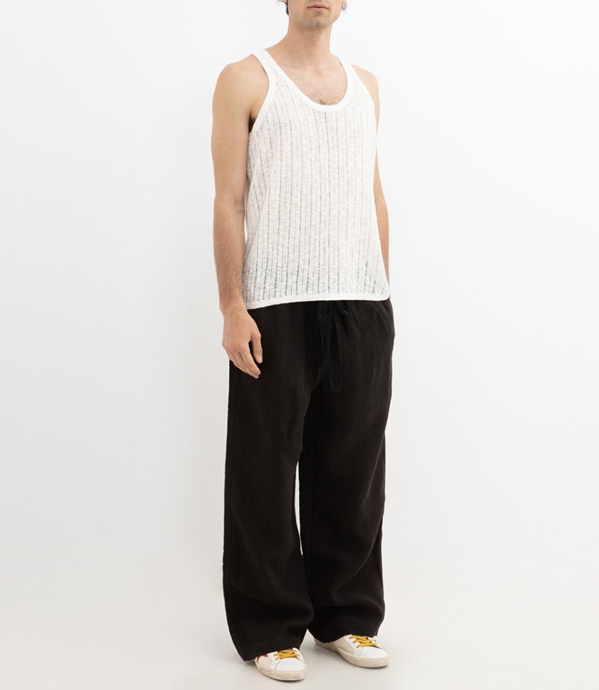 POINTELLE KNIT TANK