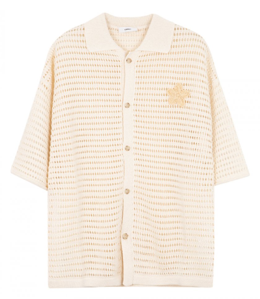 COMMAS - CROCHER FLOWER POLO