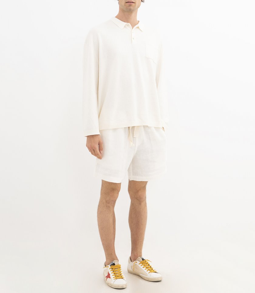 BOXY POLO KNIT