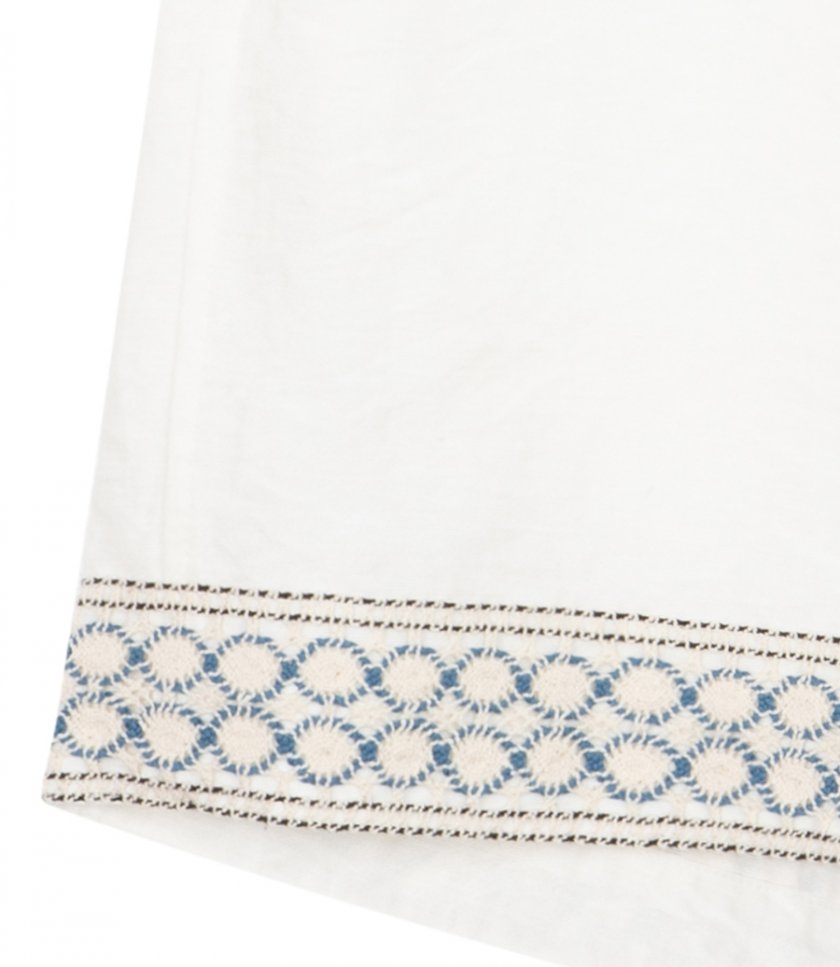 CROCHET TRIM RESORT SHORT
