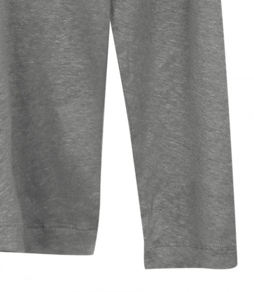 LINEN POLO LS