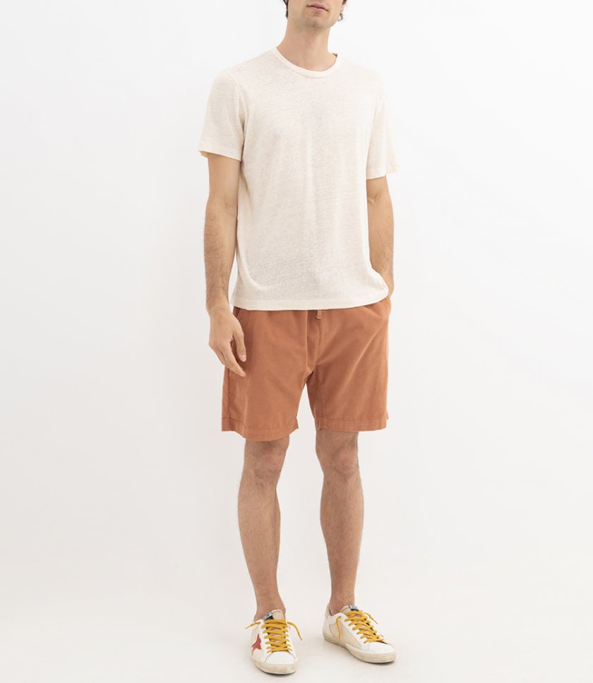 LINEN CREW SS