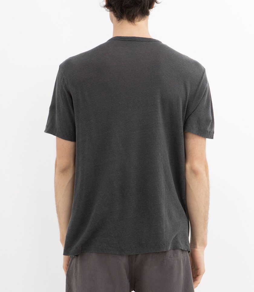 LINEN CREW SS