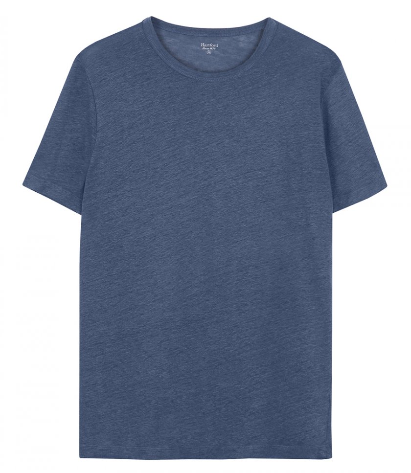 HARTFORD - LINEN CREW SS