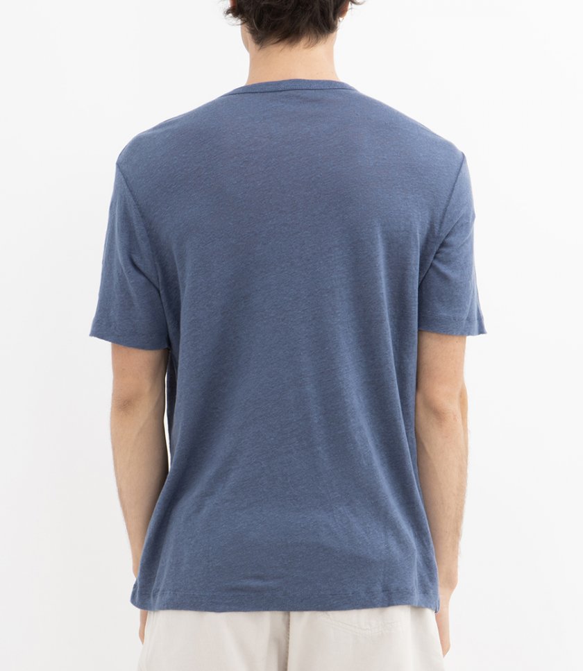 LINEN CREW SS