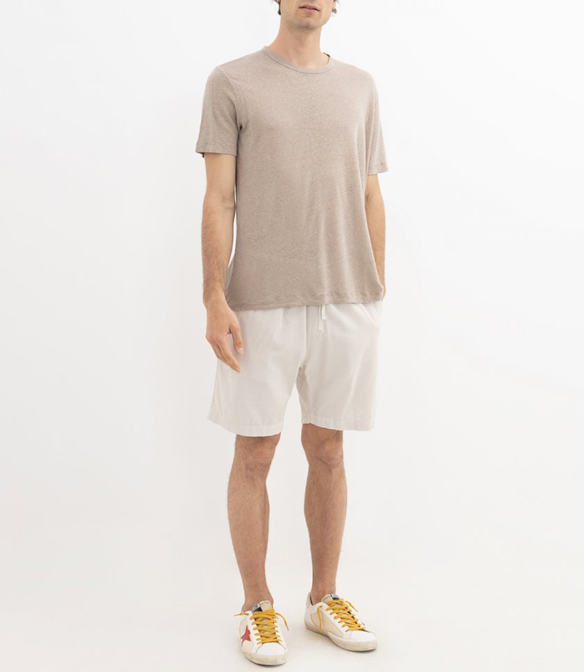 LINEN CREW SS