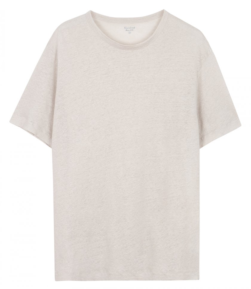 HARTFORD - LINEN CREW SS