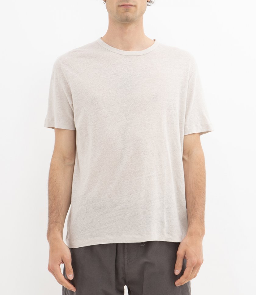 LINEN CREW SS