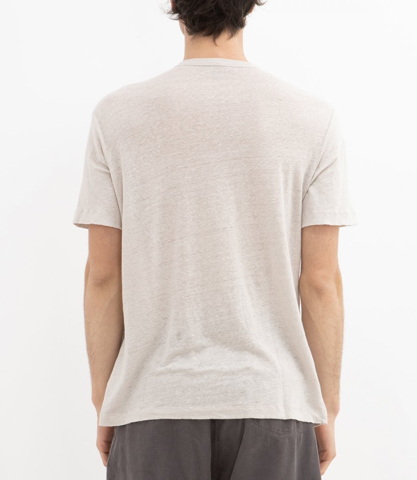 LINEN CREW SS