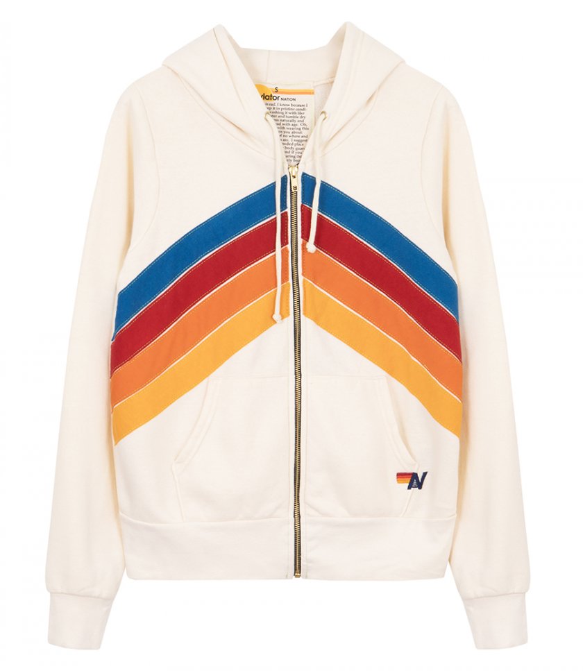 MOUNTAIN STITCH CHEVRON 4 ZIP HOODIE