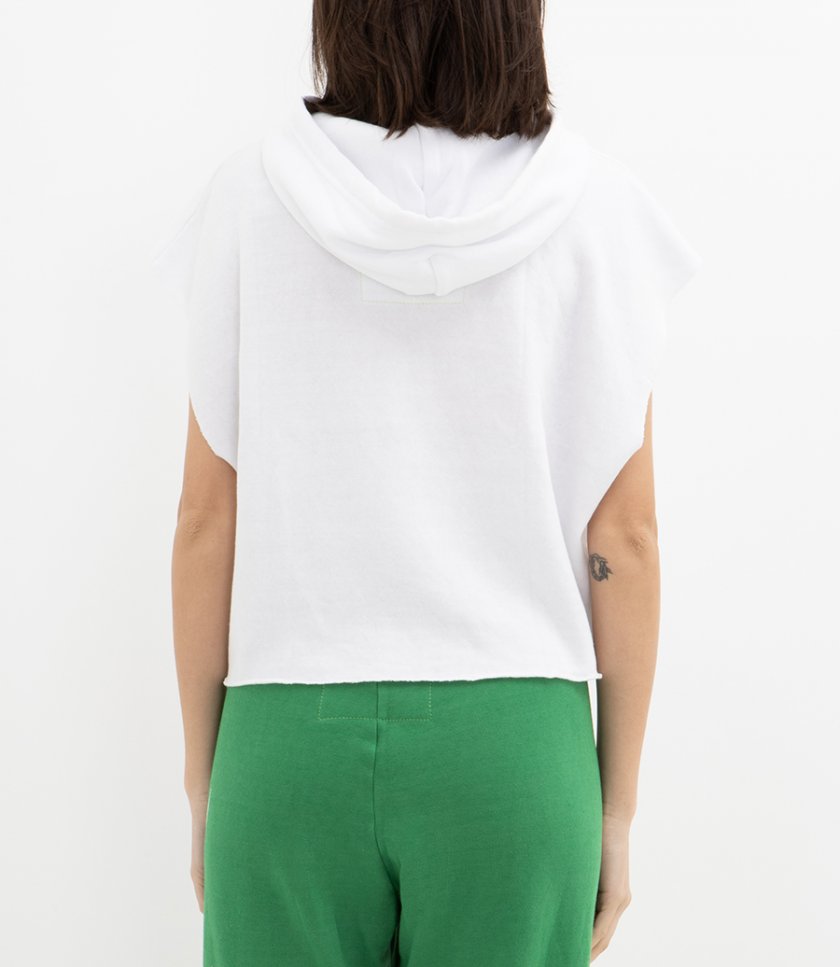 SMILEY SUNSET  RELAXED CROPPED PULLOVER