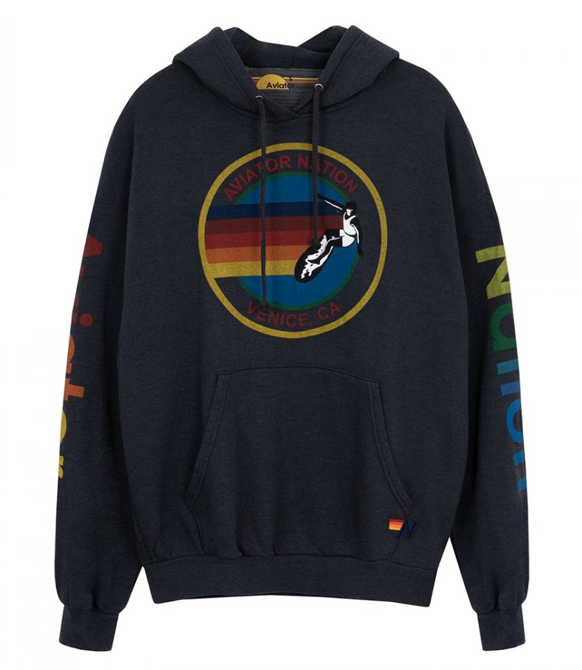 AVIATOR NATION - AV PULLOVER HOODIE RELAXED