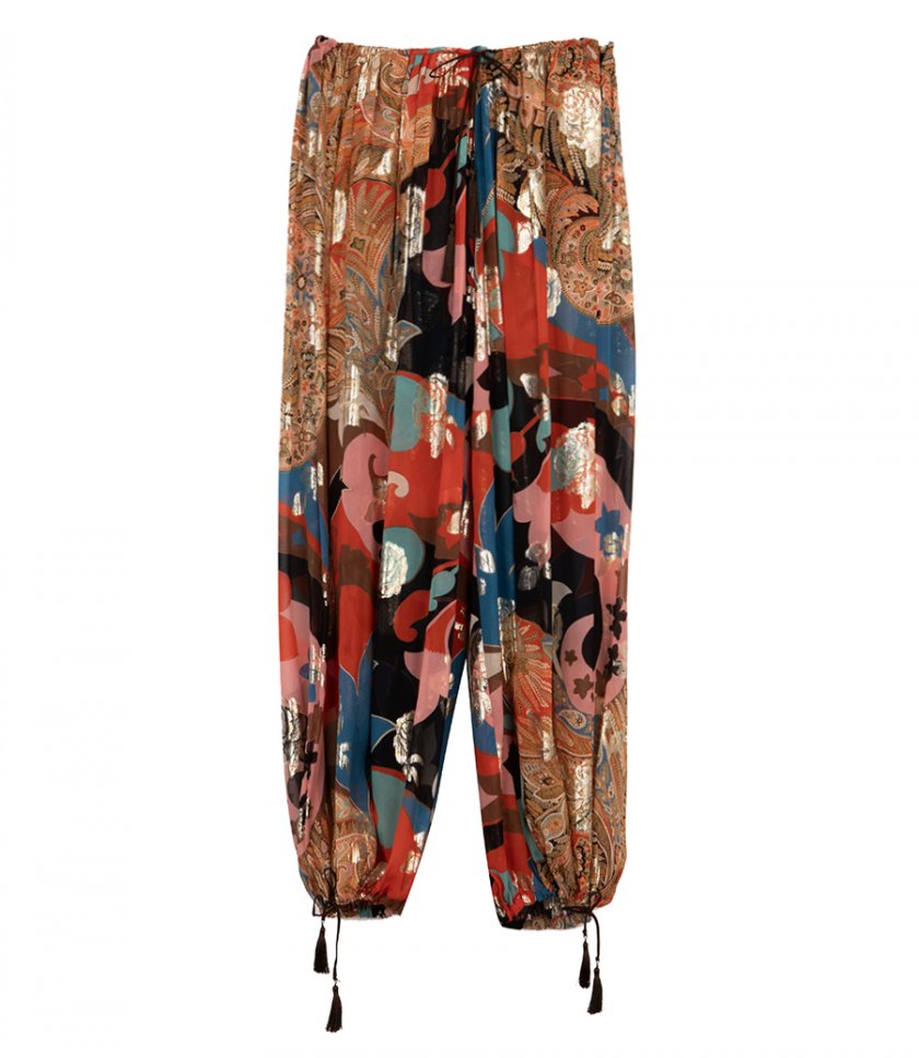 CLOTHES - WOMENS WIDE TROUSERS WITH TASSELS