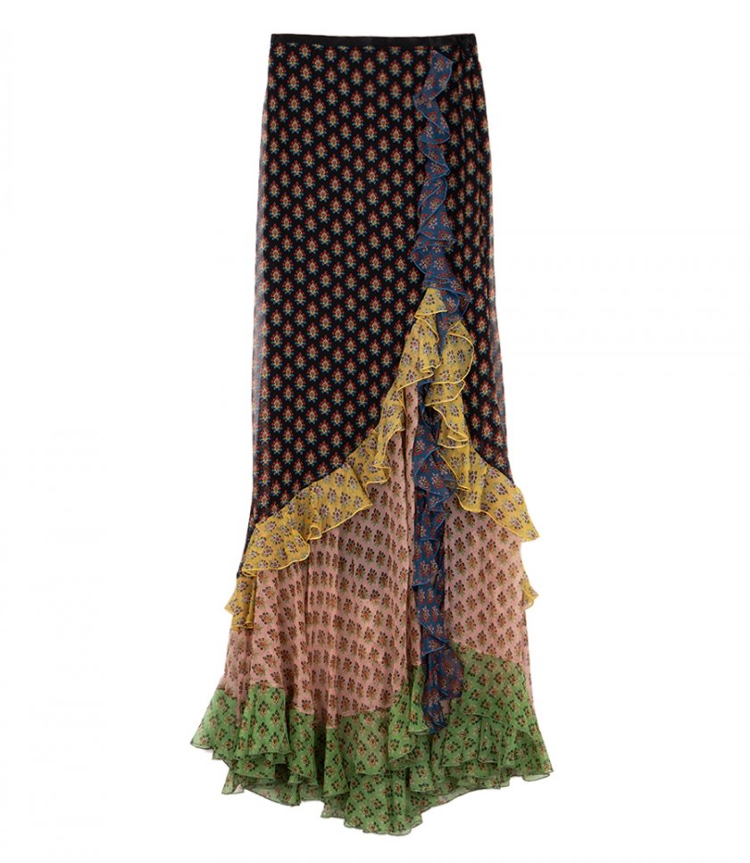 CLOTHES - LONG SKIRT WITH RUFFLES