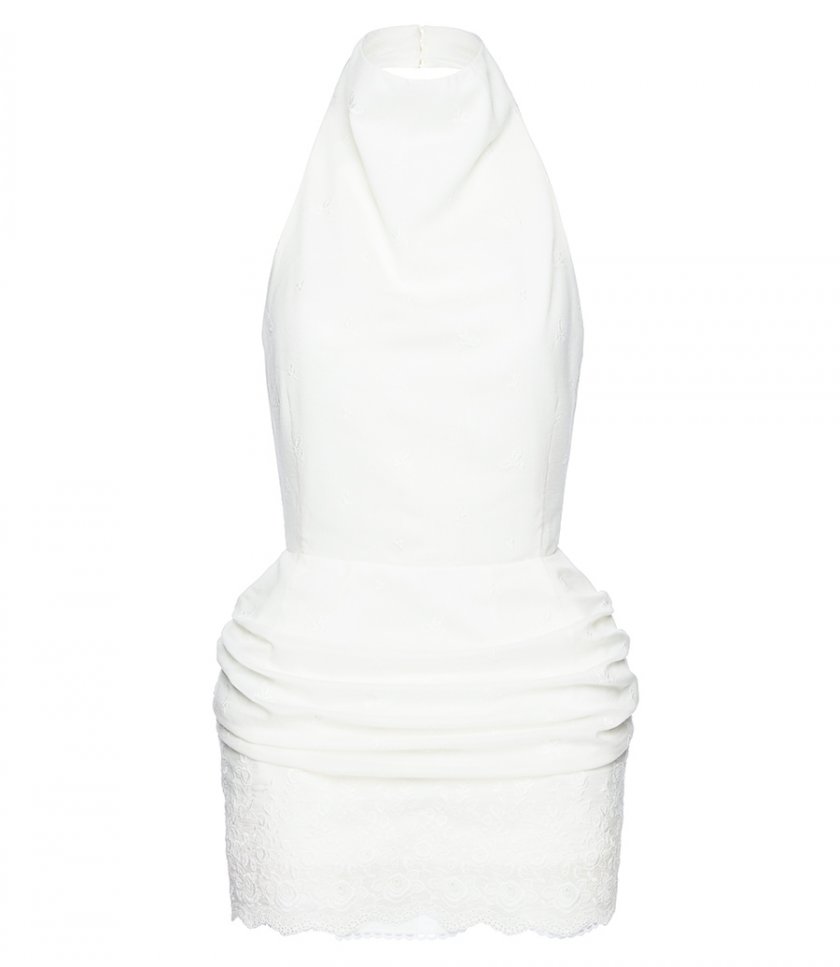 CLOTHES - HALTERNECK MINI DRESS