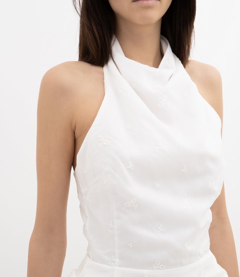 HALTERNECK MINI DRESS