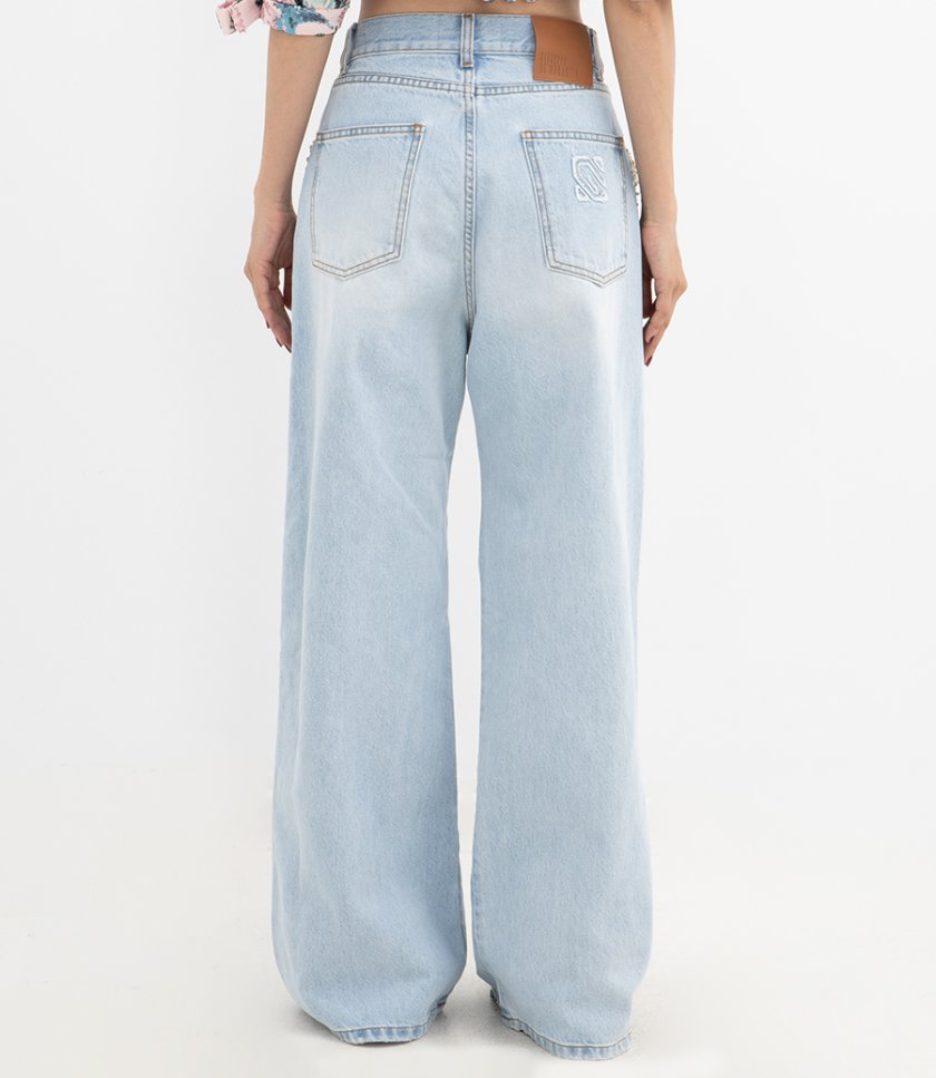 CRYSTAL EMBELLISHED TROUSERS