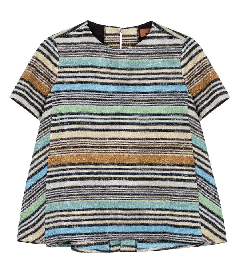 MISSONI - LUREX BLEND STRIPED TOP
