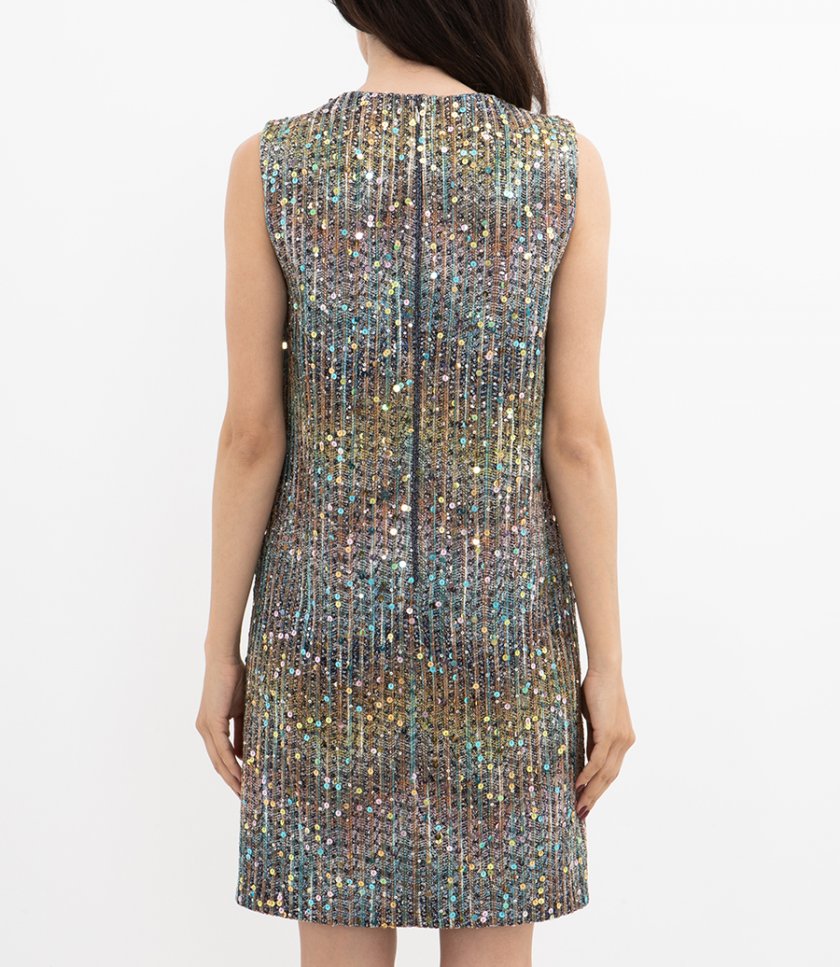 SLEEVELESS SHORT DRESS