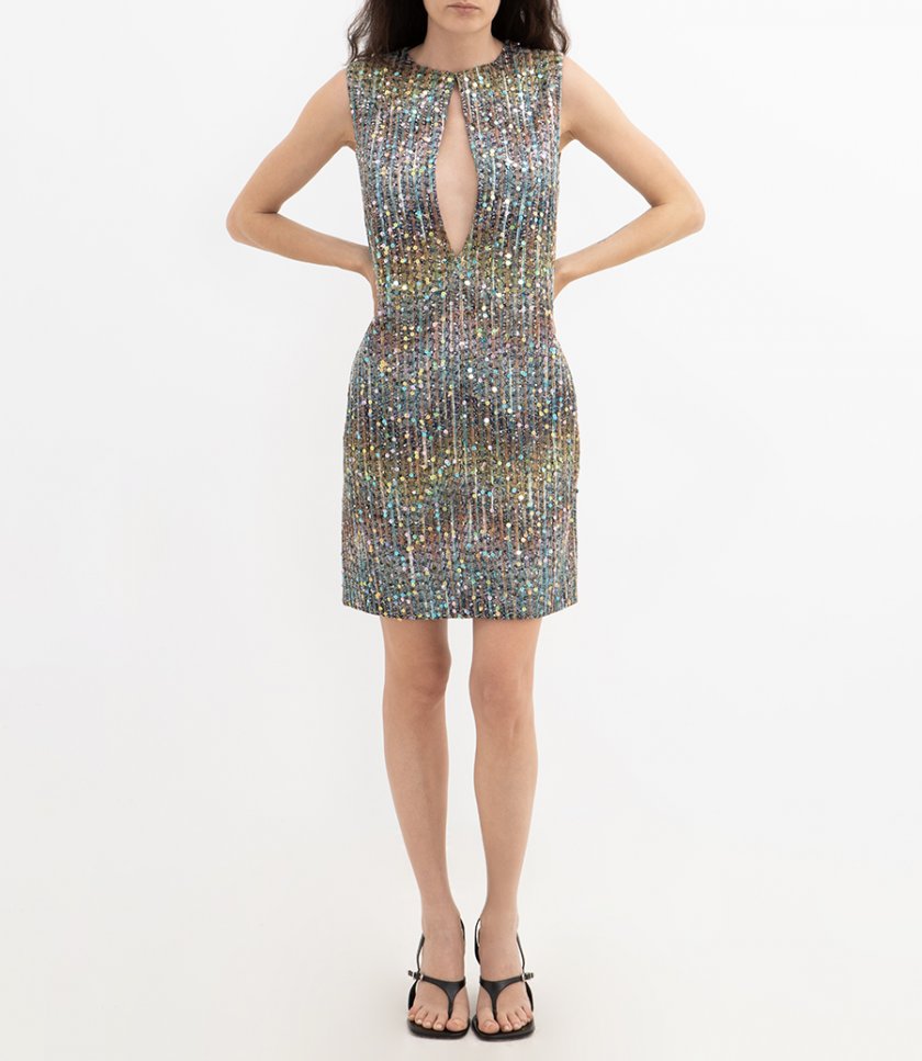 SLEEVELESS SHORT DRESS