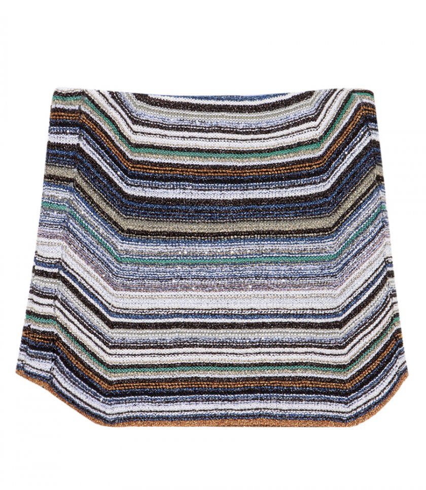 MISSONI - SEQUINED STRIPED MINI SKIRT