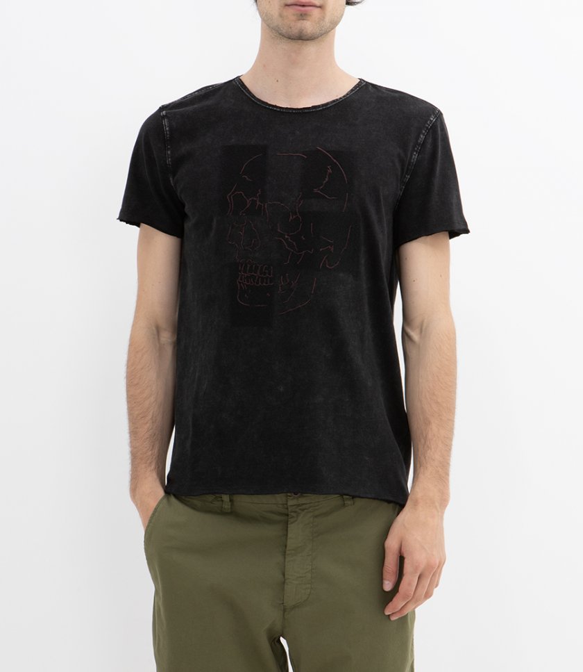 SKULL TILES GRAPHIC T-SHIRT