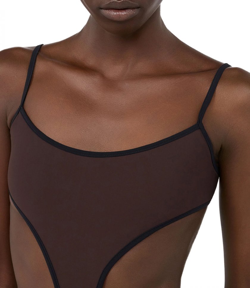CUT-OUT ONE PIECE SWIMSUIT
