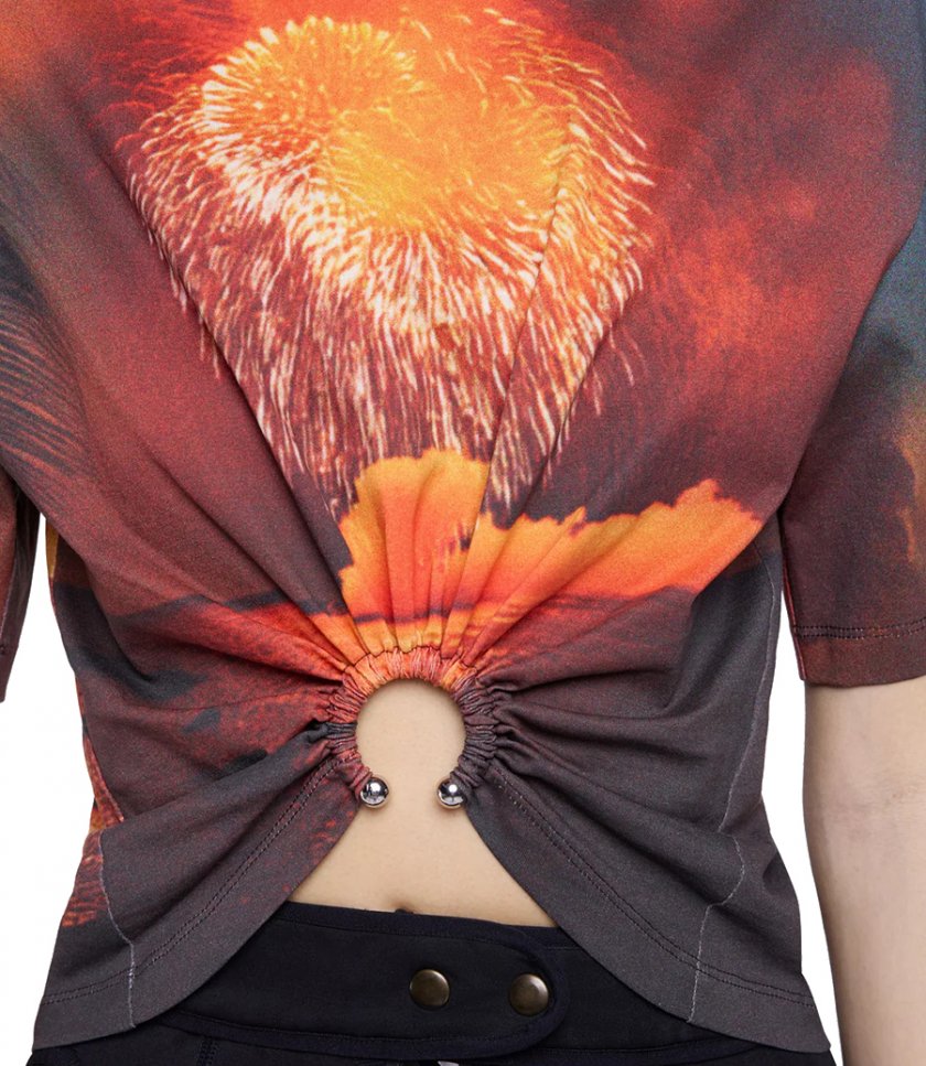 FIREWORK PRINTED TOP