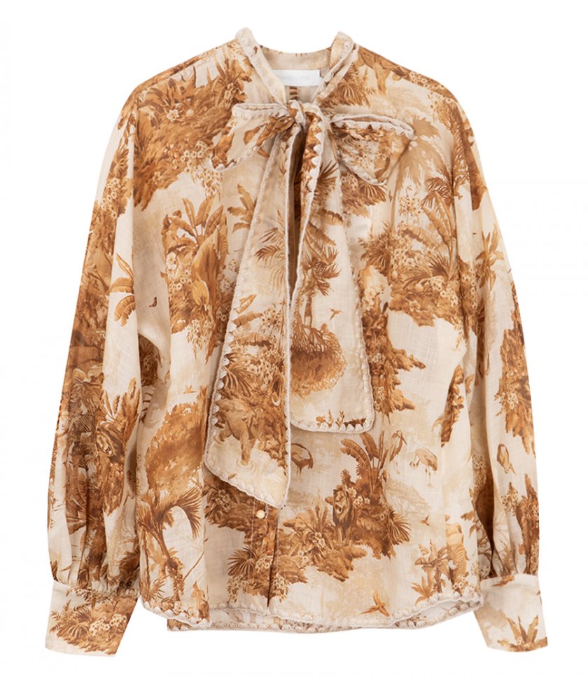 INDRA TIE NECK BLOUSE