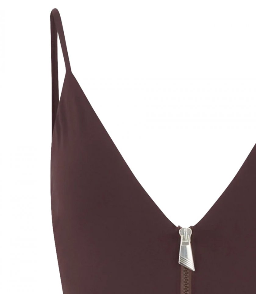 TONAL CHUNKY ZIPPER ONE PIECE