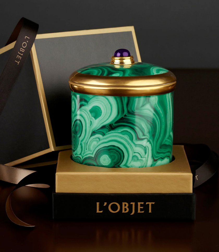 MALACHITE CANDLE