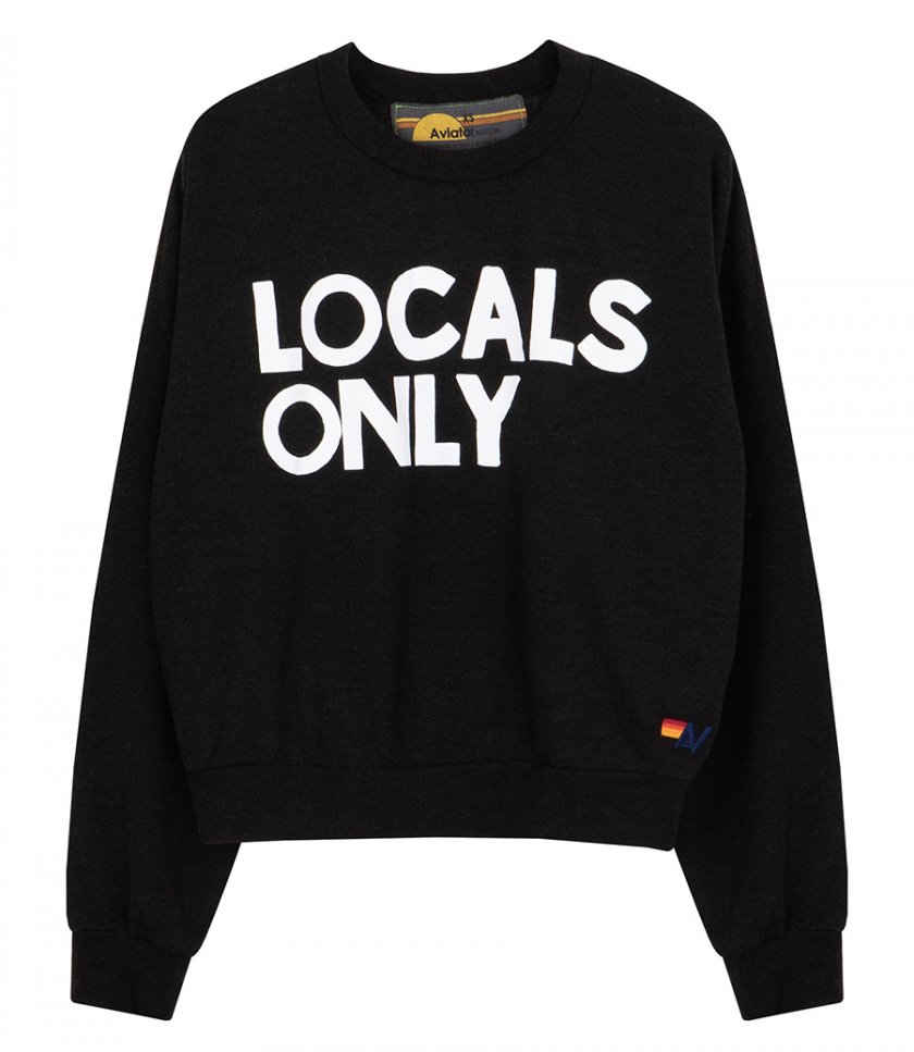 CLOTHES - LOCALS ONLY RELAXED CREW SWEATSHIRT