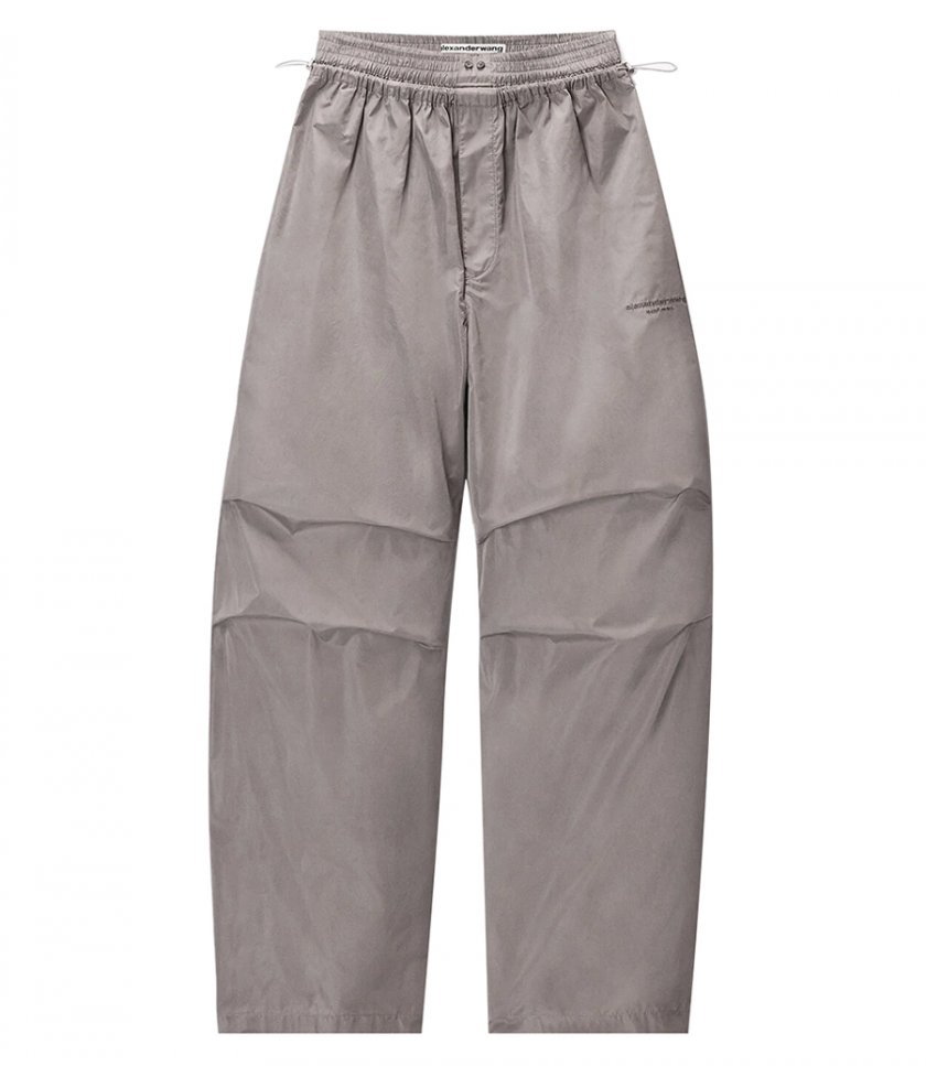 ALEXANDER WANG - MID-RISE TRACK PANT