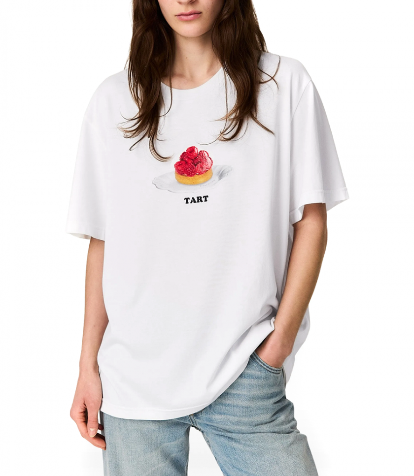 RASPBERRY TART GRAPHIC T-SHIRT