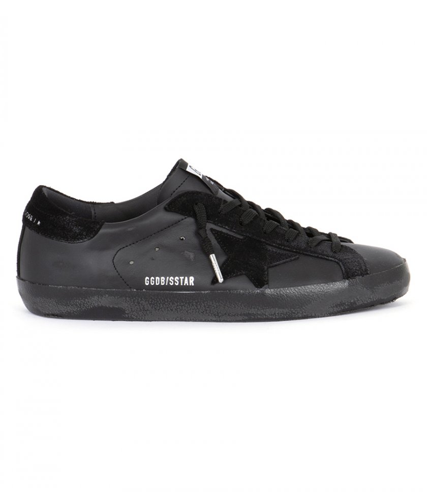SHOES - BLACK SUEDE STAR SUPER-STAR
