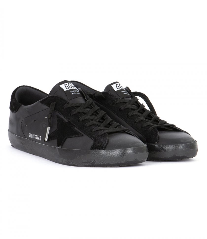 BLACK SUEDE STAR SUPER-STAR