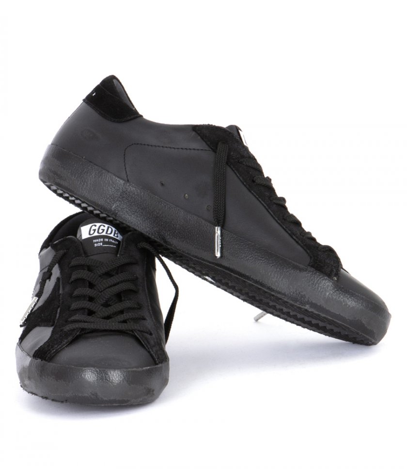 BLACK SUEDE STAR SUPER-STAR