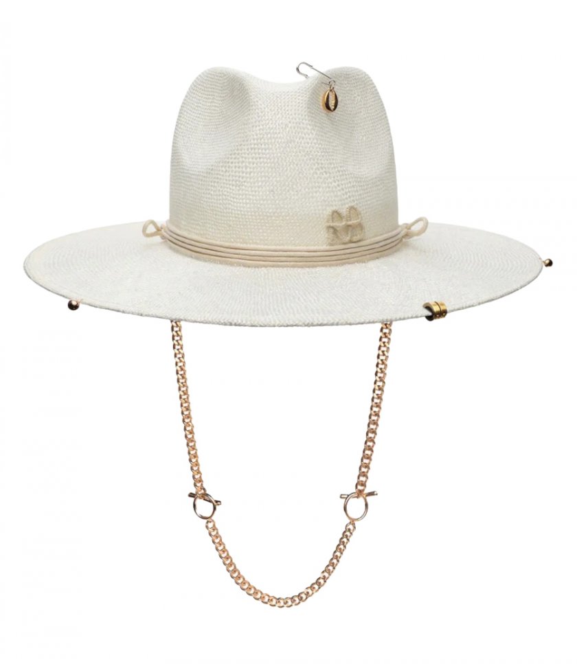 HATS - CHAIN STRAP FEDORA HAT