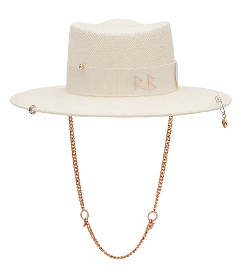HATS - CHAIN STRAP GAMBLER HAT