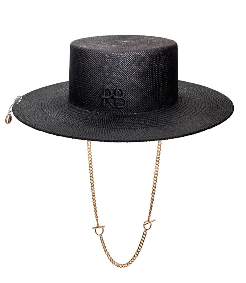 PIERCED CANOTIER HAT
