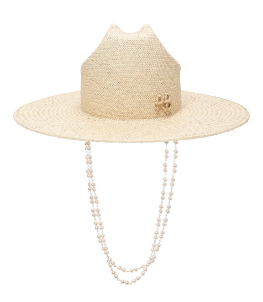 HATS - DOUBLE CHAIN STRAP COWBOY HAT