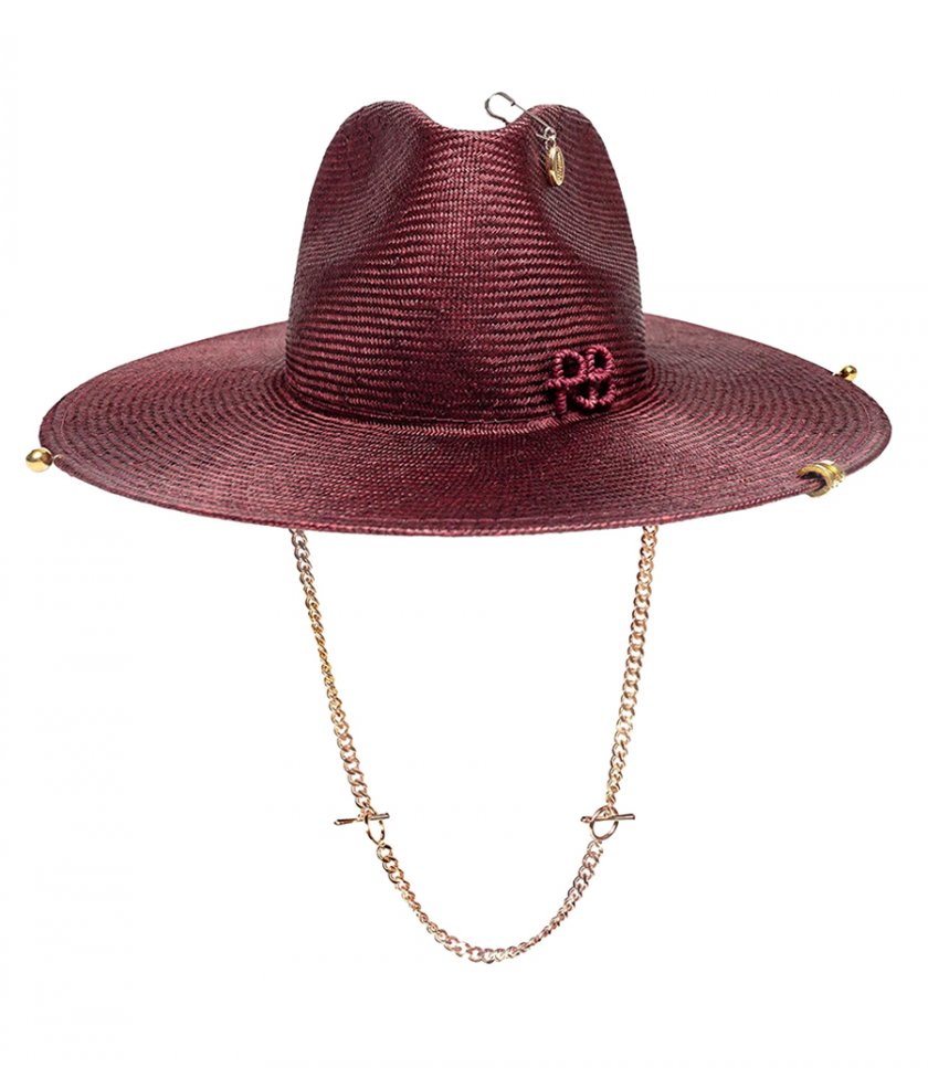 HATS - CHAIN STRAP FEDORA HAT