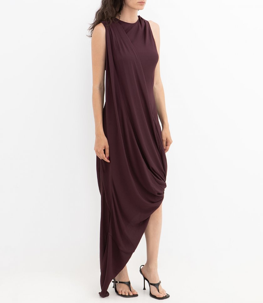 SLEEVELESS ASSYMETRICAL DRESS