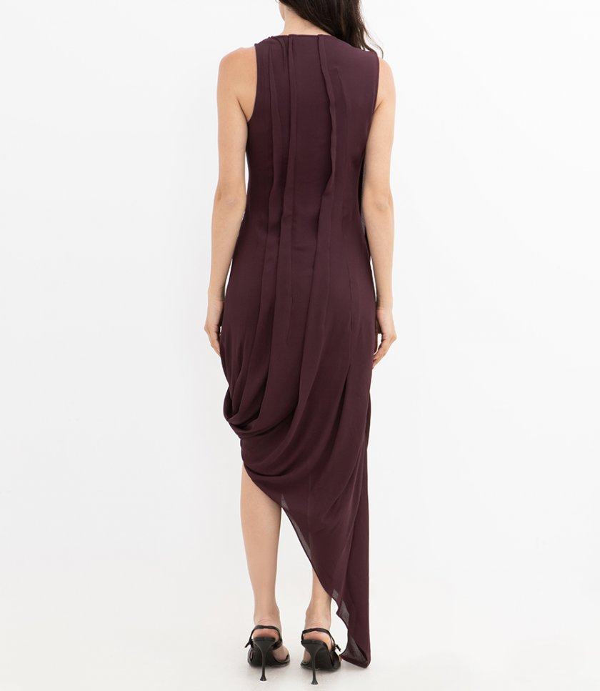 SLEEVELESS ASSYMETRICAL DRESS