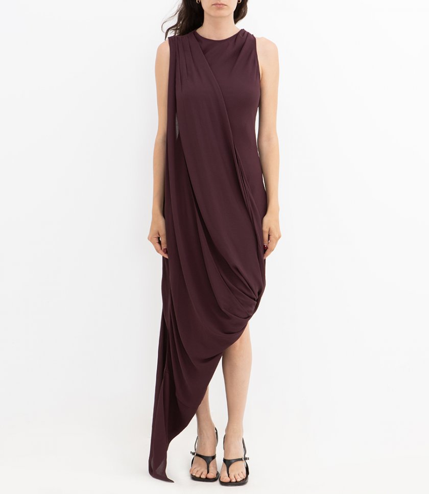 SLEEVELESS ASSYMETRICAL DRESS