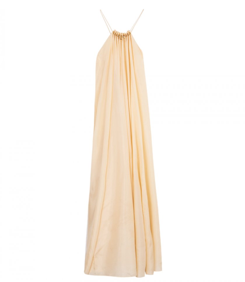 CLOTHES - ASTER GATHERED BEAD MAXI DRESS