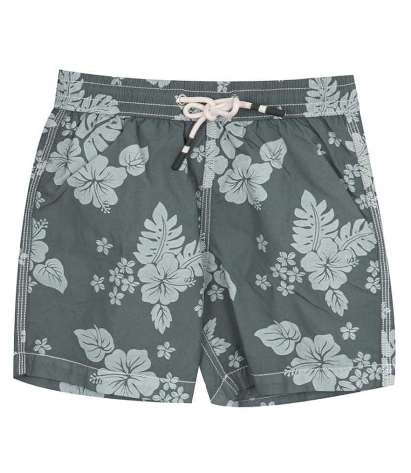 BEACHWEAR - OVERDYED HIBISCUS ACHILLE