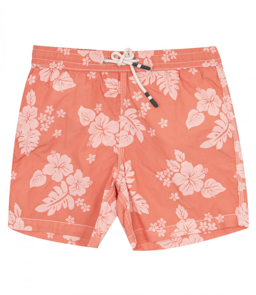BEACHWEAR - OVERDYED HIBISCUS ACHILLE