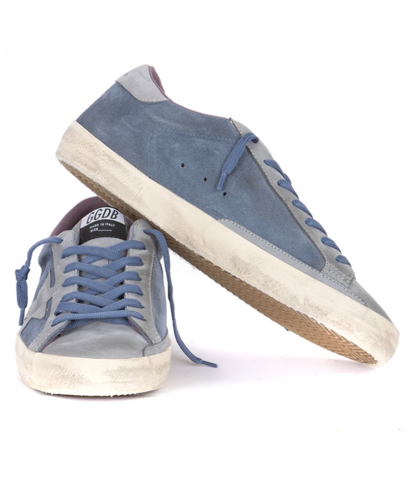 GREY LEATHER STAR SUPER-STAR